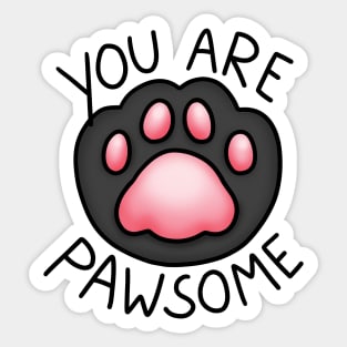 You are pawsome Sticker